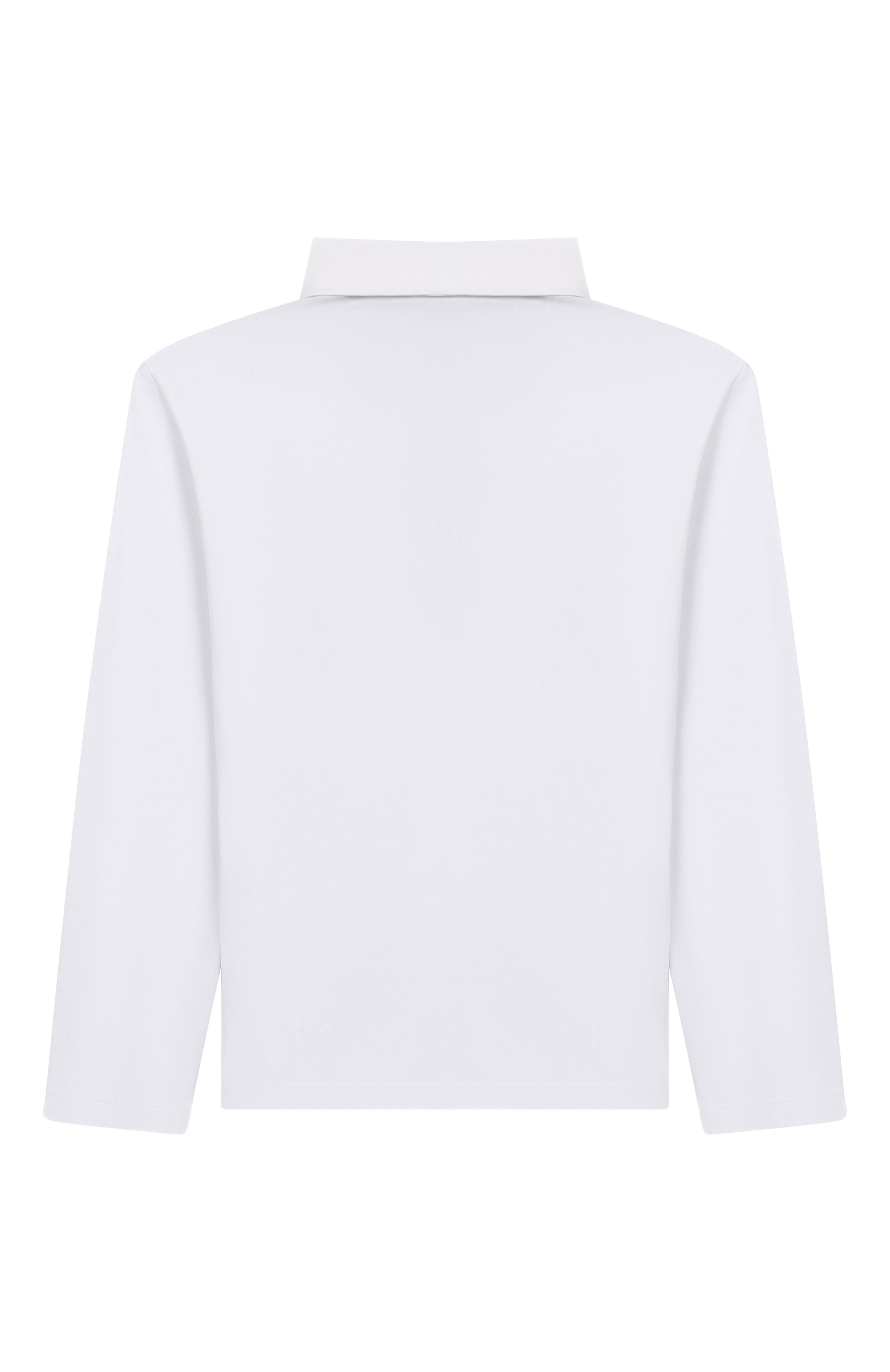 Хлопковое поло VARCI белого цвета по цене 15750 руб., арт. VR2537/6A-8A, фото 2 Хлопковое поло VARCI, арт. VR2537/6A-8A, фото 2