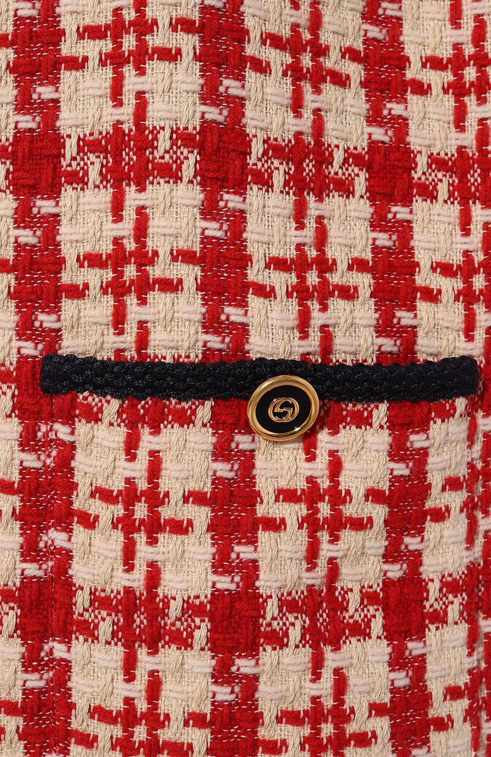 Платье GUCCI красного цвета по цене 345600 руб., арт. 572386 ZAA0D, фото 5 Платье GUCCI, арт. 572386 ZAA0D, фото 5