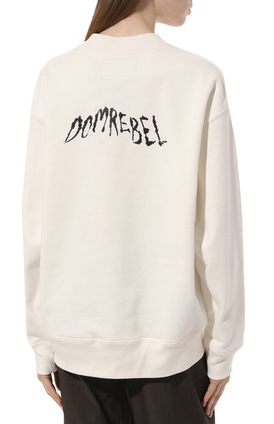Хлопковый свитшот DOMREBEL кремового цвета по цене 31150 руб., арт. LULLABY/SWEATSHIRT, фото 4 Хлопковый свитшот DOMREBEL, арт. LULLABY/SWEATSHIRT, фото 4