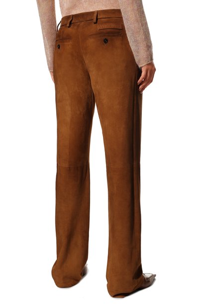 Замшевые брюки MIU MIU, арт. MPP341-104R-F0401, фото 4