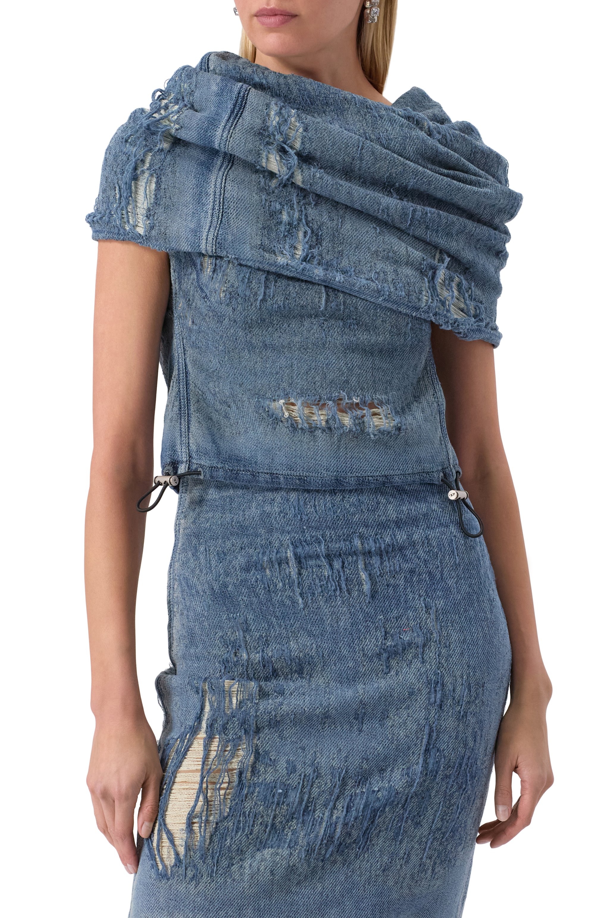 Джинсовый топ DIESEL, арт. A18944/068RQ, фото 3