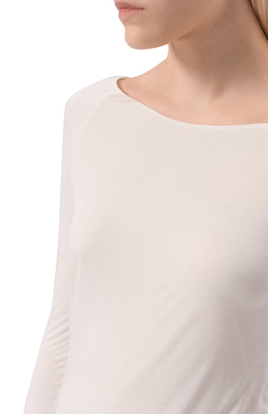 Лонгслив BOSS 50553548 Кремовый  50553548 Фото 5