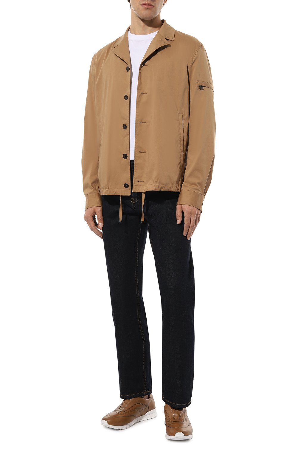 Кожаные кроссовки KITON, арт. USSFREWN00100, фото 2