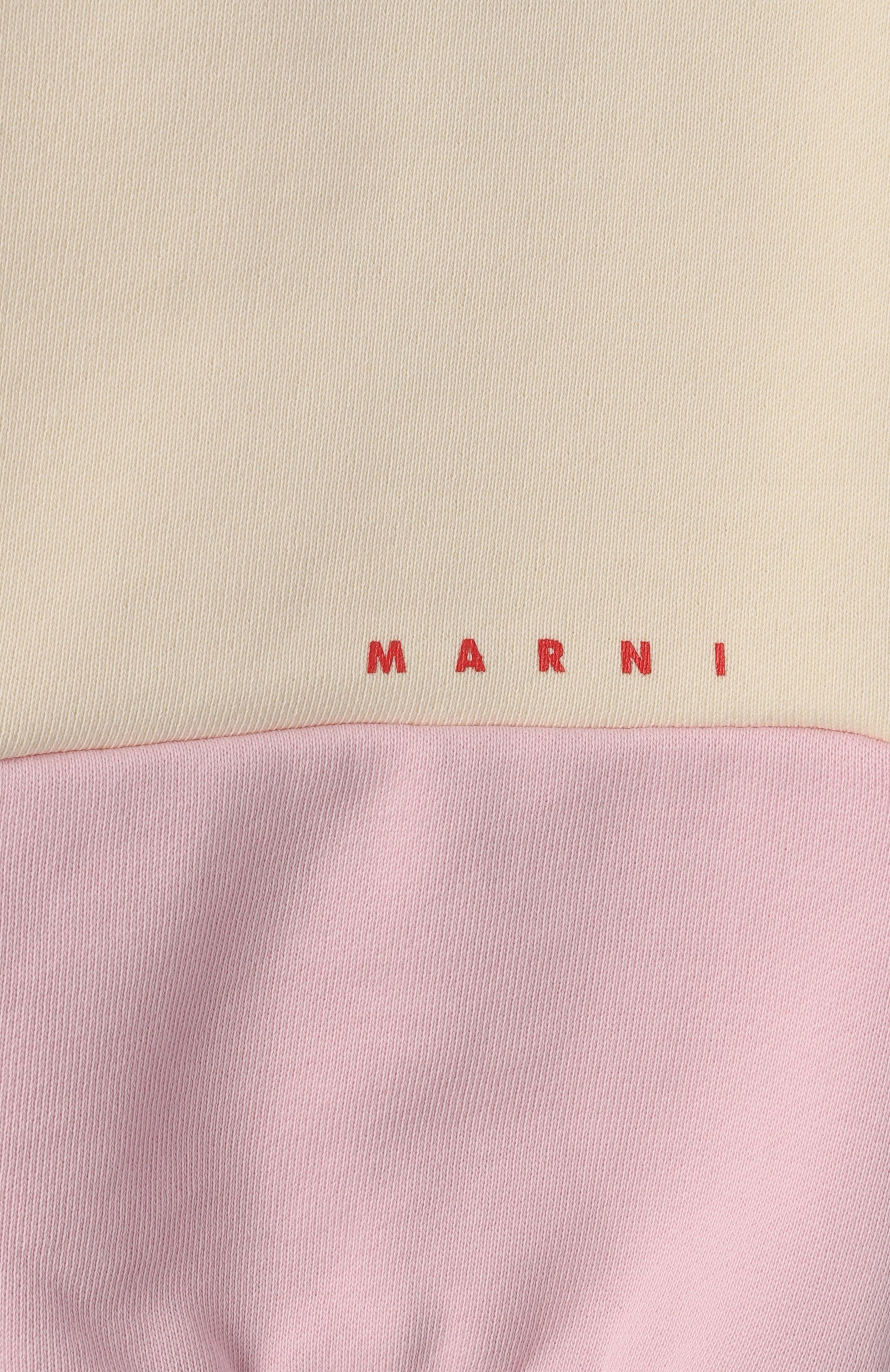 Хлопковые джоггеры MARNI кремового цвета по цене 8755 руб., арт. M01390/M00V0, фото 3 Хлопковые джоггеры MARNI, арт. M01390/M00V0, фото 3