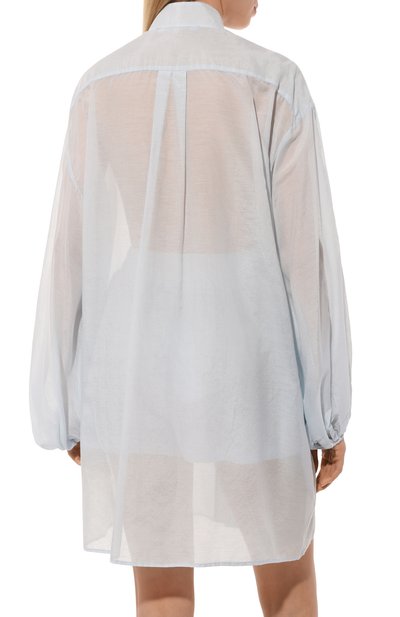 Блузка из хлопка и шелка LILA EUGENIE, арт. 2516, фото 4