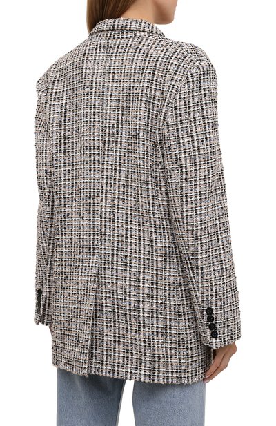 Жакет из вискозы SEVEN LAB, арт. JOV20-tw beige/black, фото 4