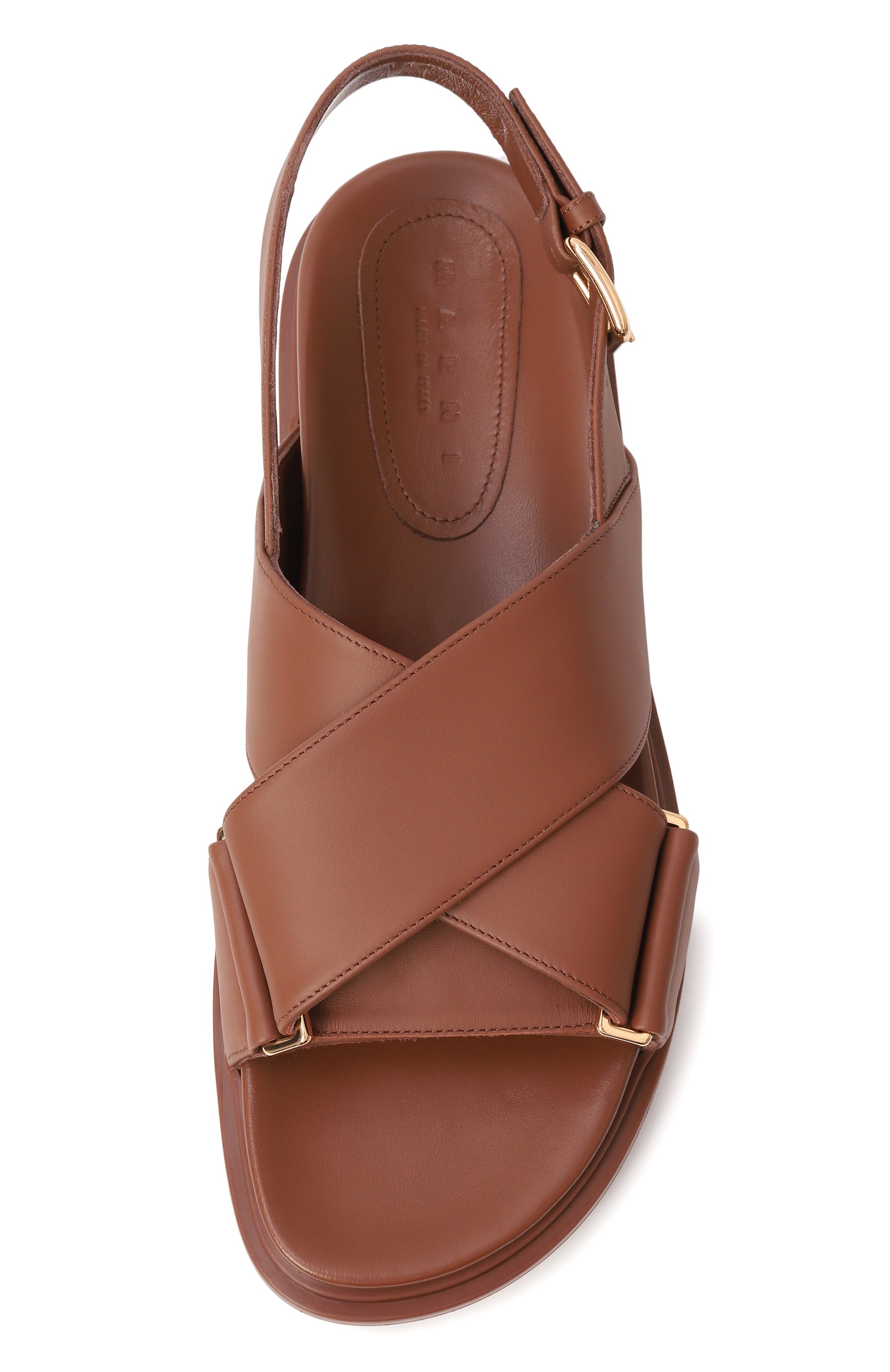 Кожаные сандалии fussbett MARNI, арт. FBMS015701/P3614, фото 6