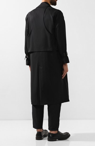Шерстяной плащ RTA, арт. MF9344-0136BLK, фото 4
