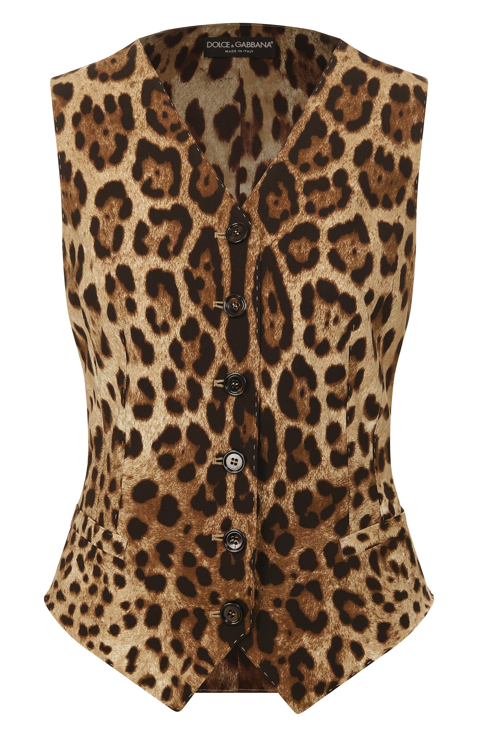 Жилет из шерсти и шелка DOLCE & GABBANA, арт. F79H6T/FSBAV, фото 1