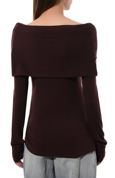 Топ GOOROO бордового цвета по цене 28620 руб., арт. KTP005-8730-609-FW24/25, фото 4 Топ GOOROO, арт. KTP005-8730-609-FW24/25, фото 4