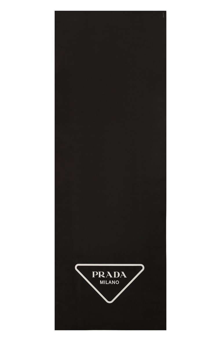 Женского коврик для йоги PRADA черного цвета, арт. 2XD013-2DYQ-F0002 | Фото 4 (Материал: Синтетический материал; Нос: Не проставлено; Региональные ограничения белый список (Axapta Mercury): Не проставлено)