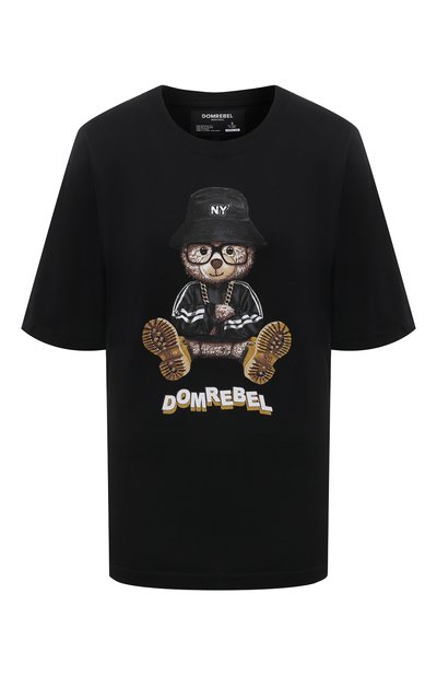 Женская хлопковая футболка DOMREBEL, арт. NY BEAR (CARRY-0VER)/T-SHIRT