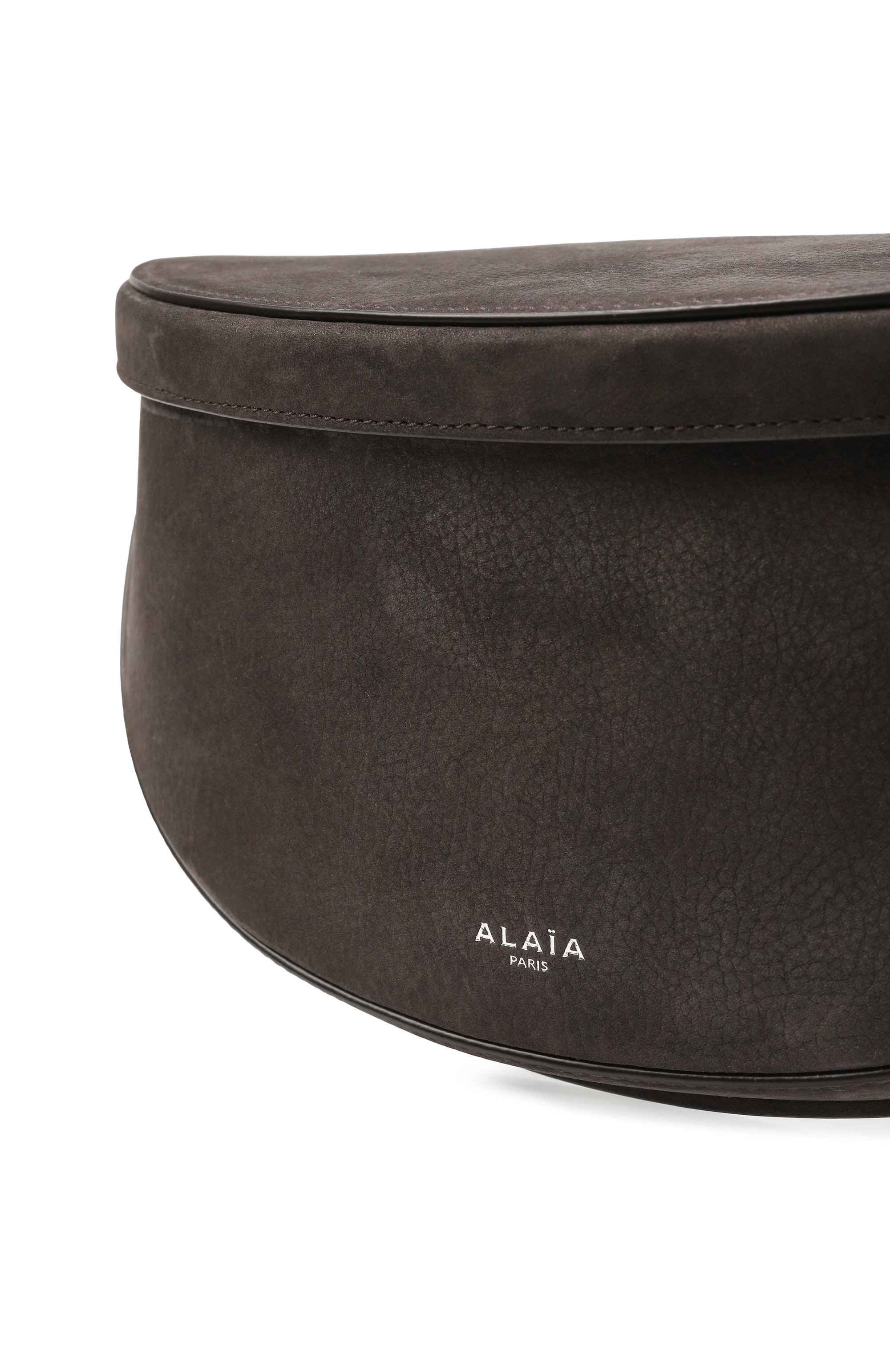 Сумка hip east-west ALAIA темно-серого цвета по цене 345000 руб., арт. AA1L2013CA214, фото 3 Сумка hip east-west ALAIA, арт. AA1L2013CA214, фото 3