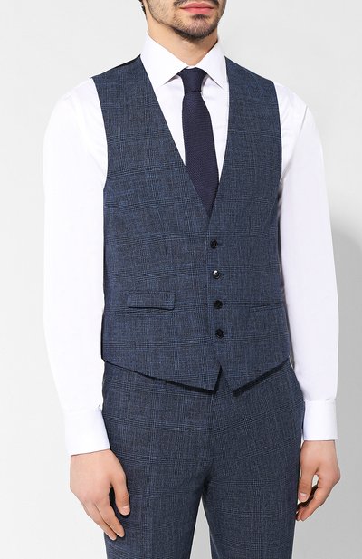 Костюм-тройка из смеси шерсти и хлопка HUGO, арт. 50405408, фото 4