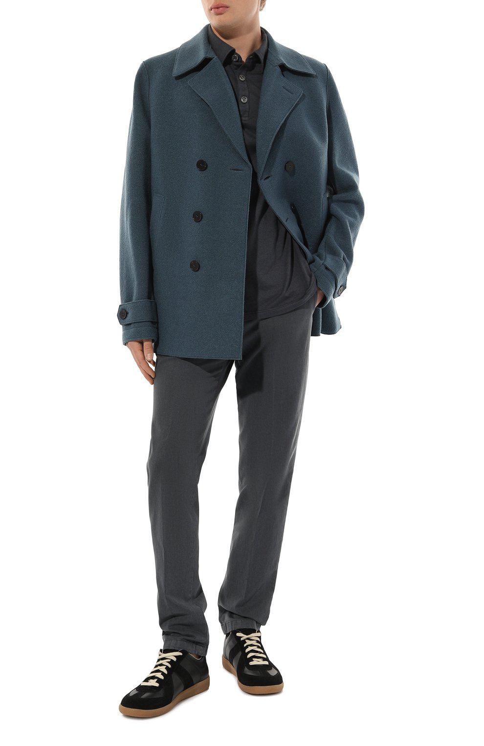 Брюки KITON темно-серого цвета по цене 94600 руб., арт. UFPPEJ0210C, фото 2 Брюки KITON, арт. UFPPEJ0210C, фото 2