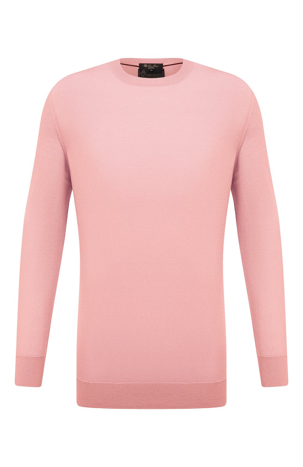 Джемпер из шерсти викуньи LORO PIANA розового цвета по цене 519500 руб., арт. FAL6624/VVIC, фото 1 Джемпер из шерсти викуньи LORO PIANA, арт. FAL6624/VVIC, фото 1