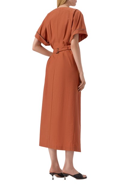 Хлопковое платье BRUNELLO CUCINELLI, арт. MP140AFR51, фото 4