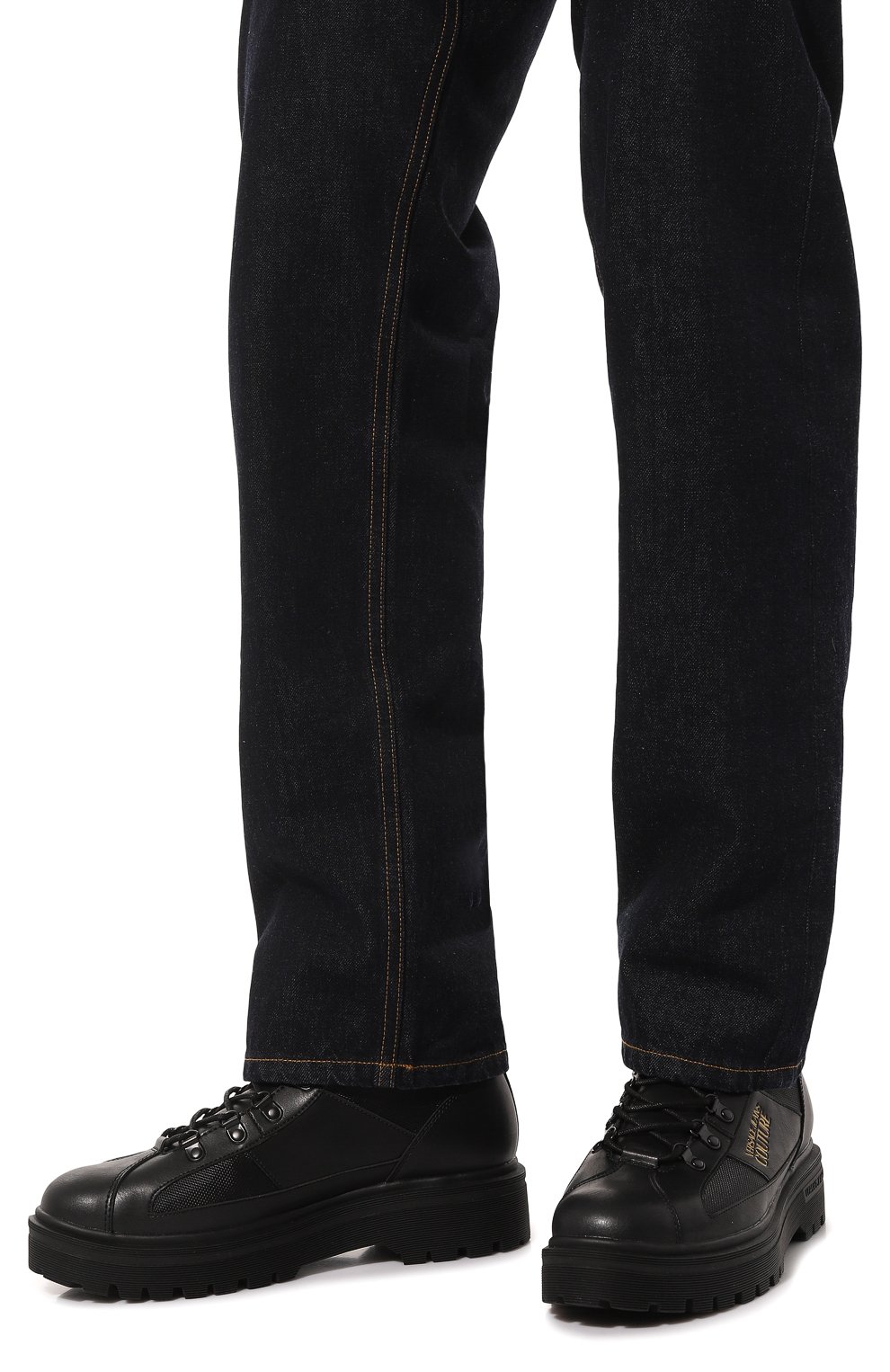 Комбинированные ботинки VERSACE JEANS COUTURE, арт. 75YA3S46/ZS898, фото 3