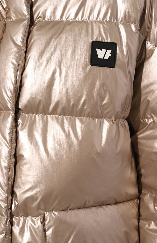 Пуховик Venera Arapu Бежевый, фото 5