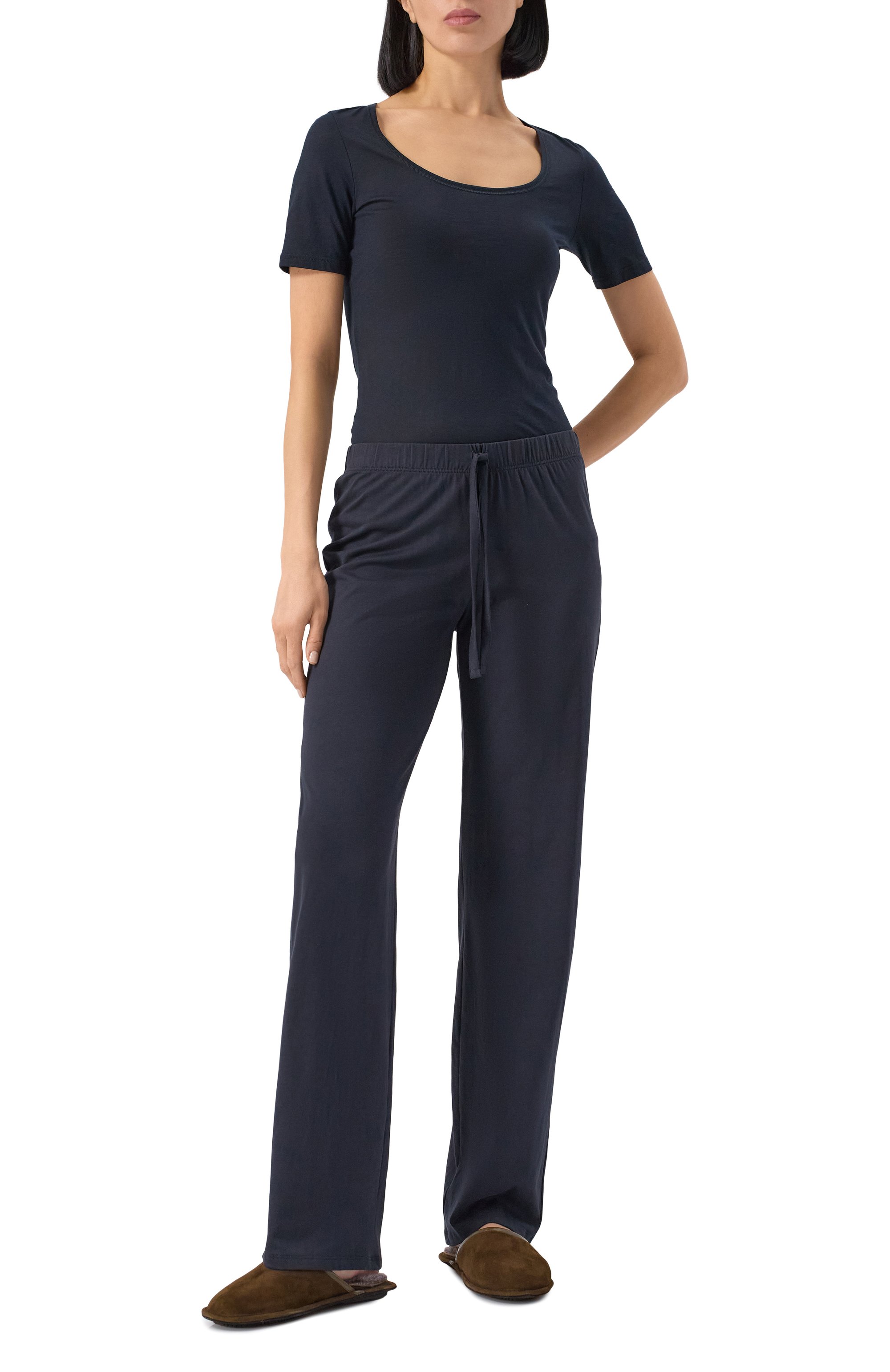 Хлопковая футболка HANRO, арт. 071827, фото 2