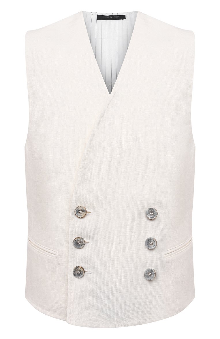 Льняной жилет GIORGIO ARMANI, арт. 1SGGK024/T02JV, фото 1
