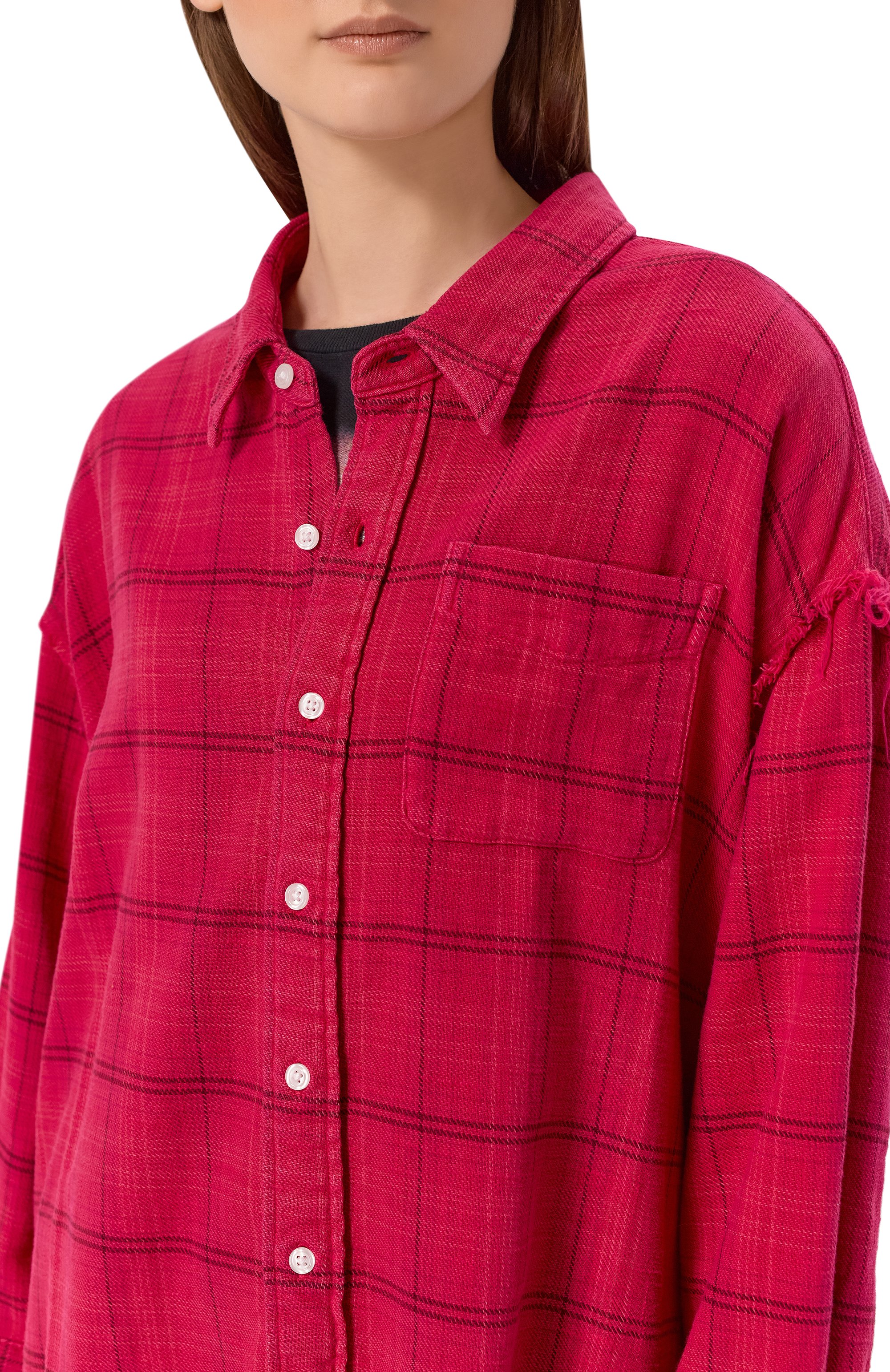 Хлопковая рубашка R13, арт. R13WR075-R781B, фото 5