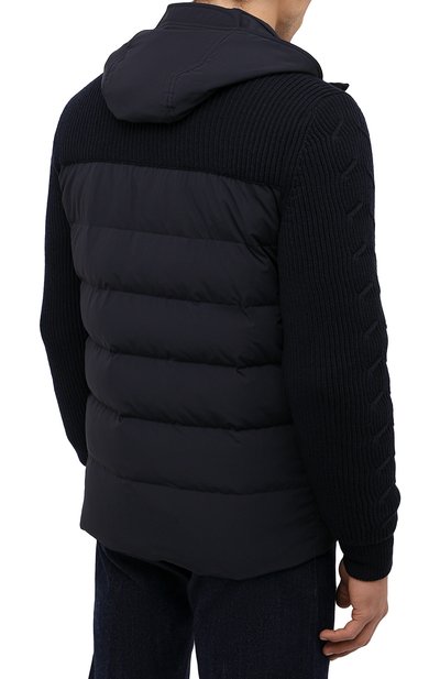 Комбинированная куртка CORNELIANI, арт. 88LM60-1820164/00, фото 4