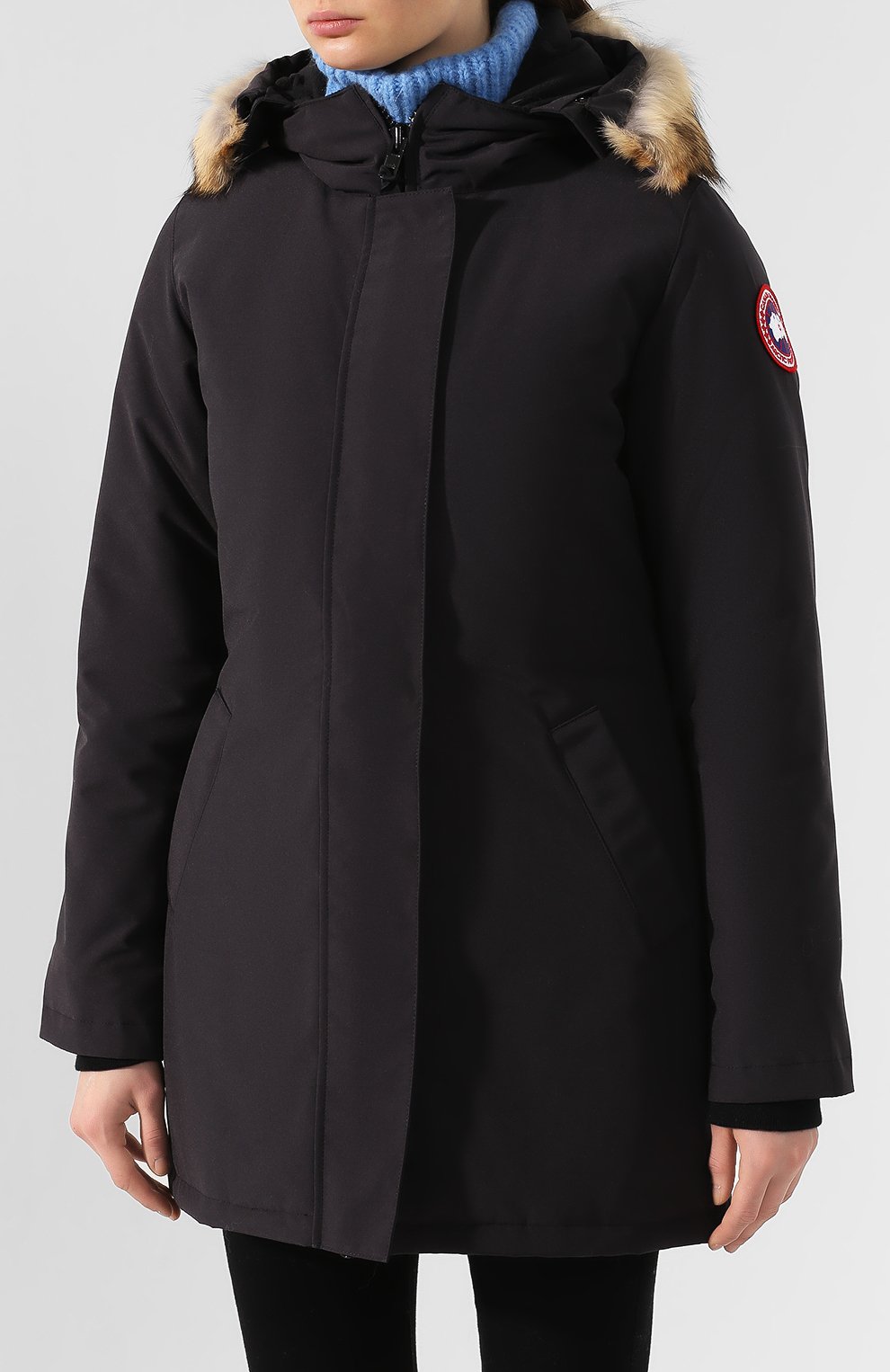 Пуховик victoria CANADA GOOSE темно-синего цвета по цене 118000 руб., арт. 3037L, фото 3 Пуховик victoria CANADA GOOSE, арт. 3037L, фото 3