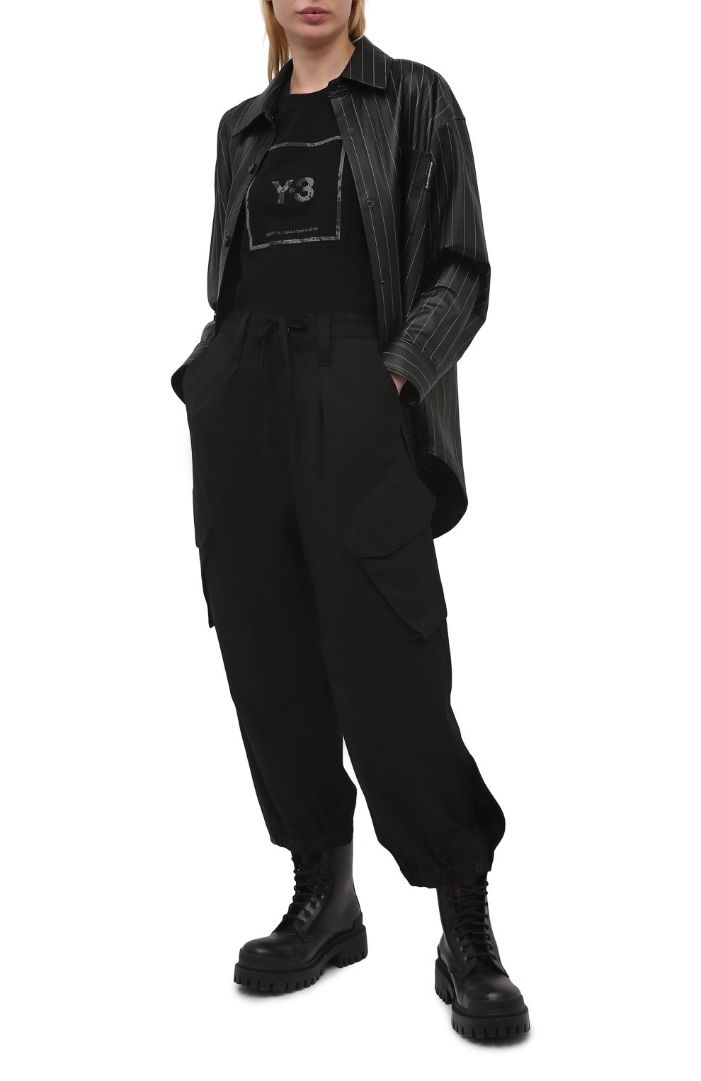 Хлопковая футболка Y-3, арт. GV6060/W, фото 2