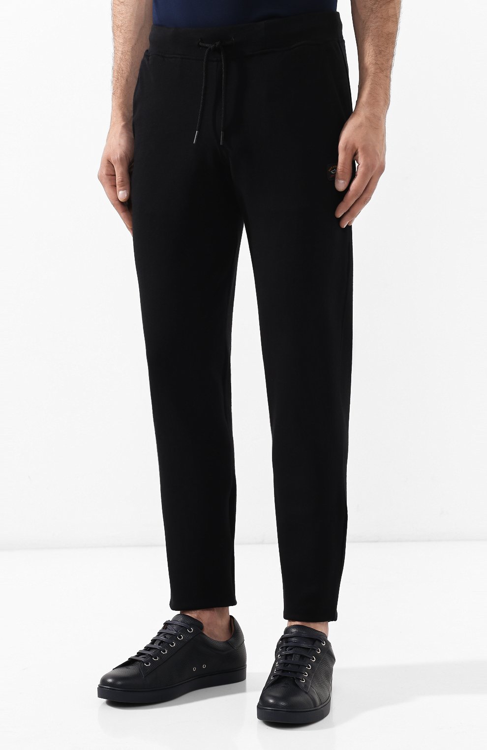 Хлопковые брюки PAUL&SHARK черного цвета по цене 15700 руб., арт. C0P1062, фото 3 Хлопковые брюки PAUL&SHARK, арт. C0P1062, фото 3