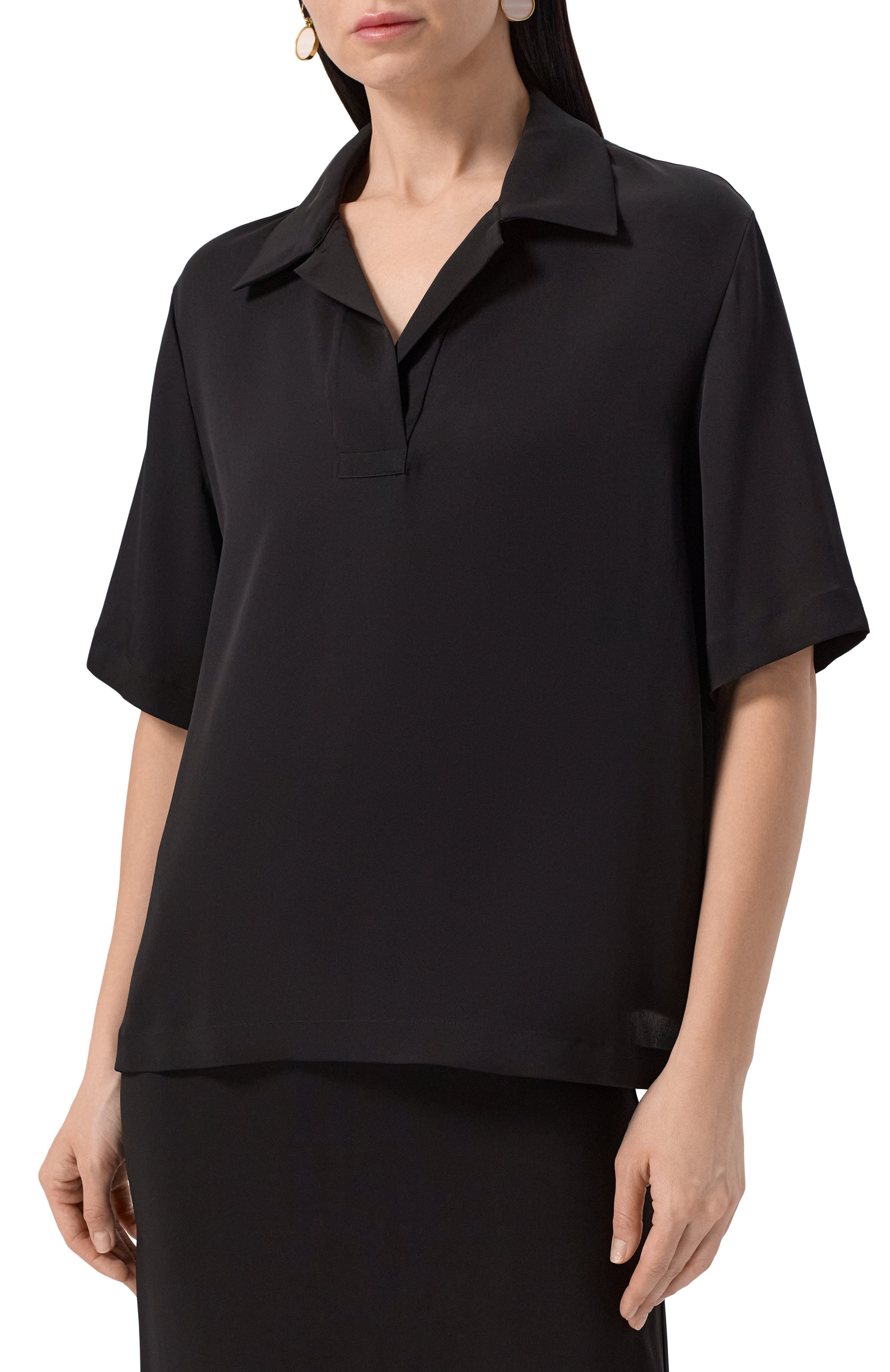 Шелковое поло THEORY, арт. P0202511, фото 3