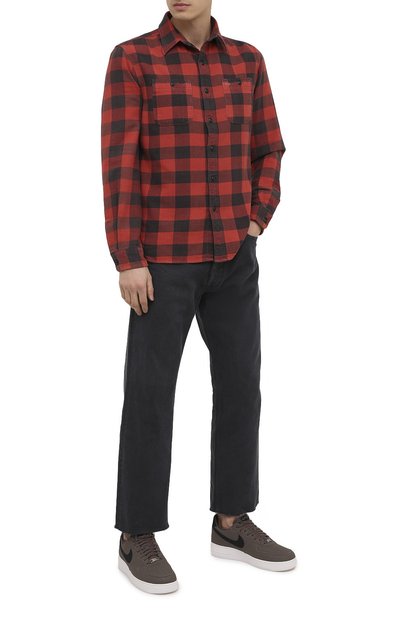 Кожаные кеды air force 1 07 craft ridgerock NIKELAB, арт. CT2317-200, фото 2