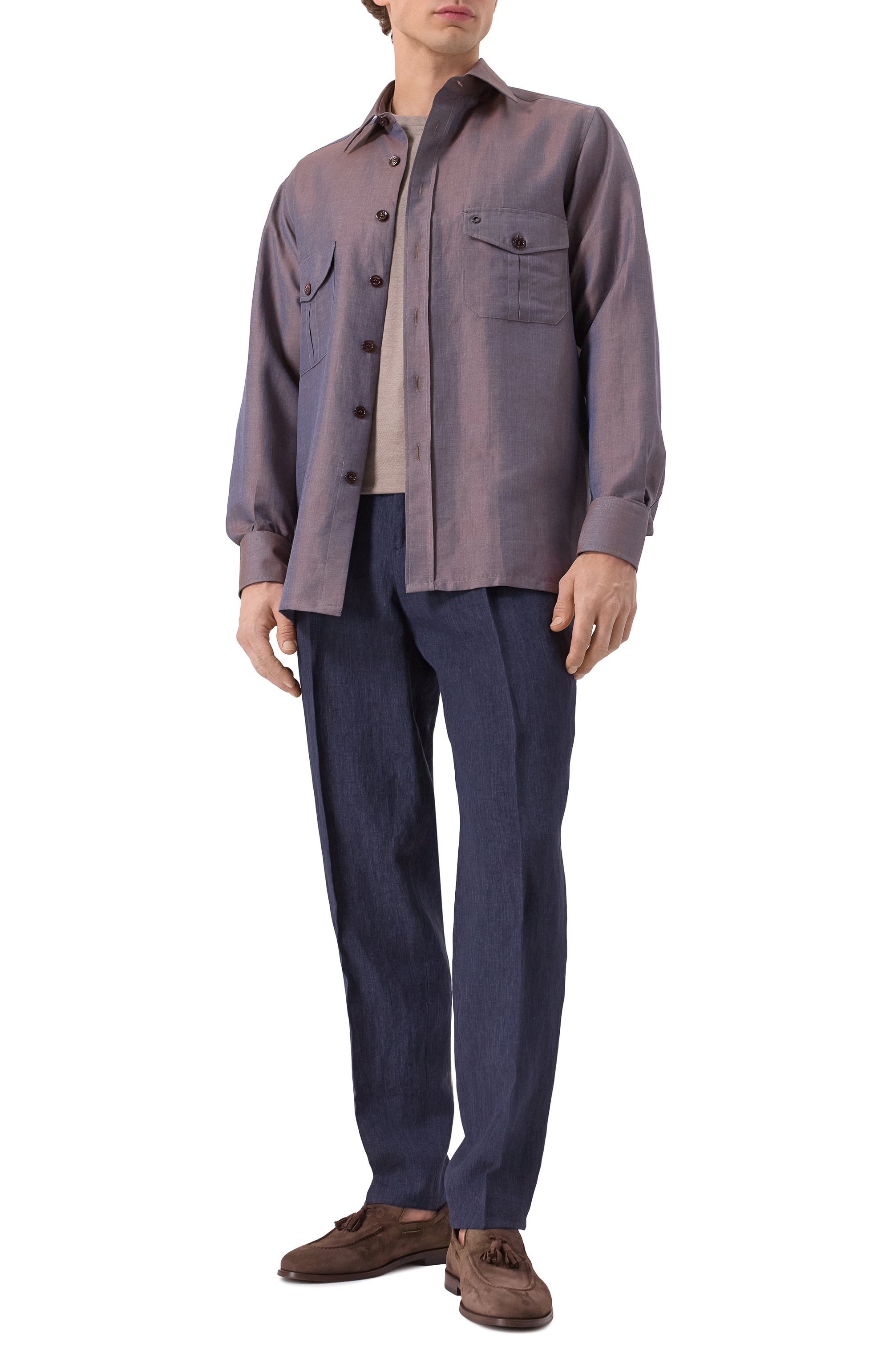 Замшевые лоферы BRUNELLO CUCINELLI, арт. MZUCCLB703, фото 2