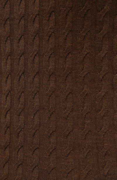Шерстяная майка TOTEME коричневого цвета по цене 25550 руб., арт. 214-560-751, фото 5 Шерстяная майка TOTEME, арт. 214-560-751, фото 5