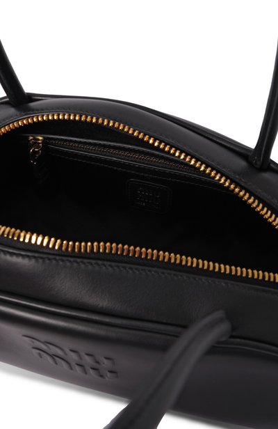 Сумка beau medium MIU MIU черного цвета по цене 416000 руб., арт. 5BB193/2CRW, фото 5 Сумка beau medium MIU MIU, арт. 5BB193/2CRW, фото 5