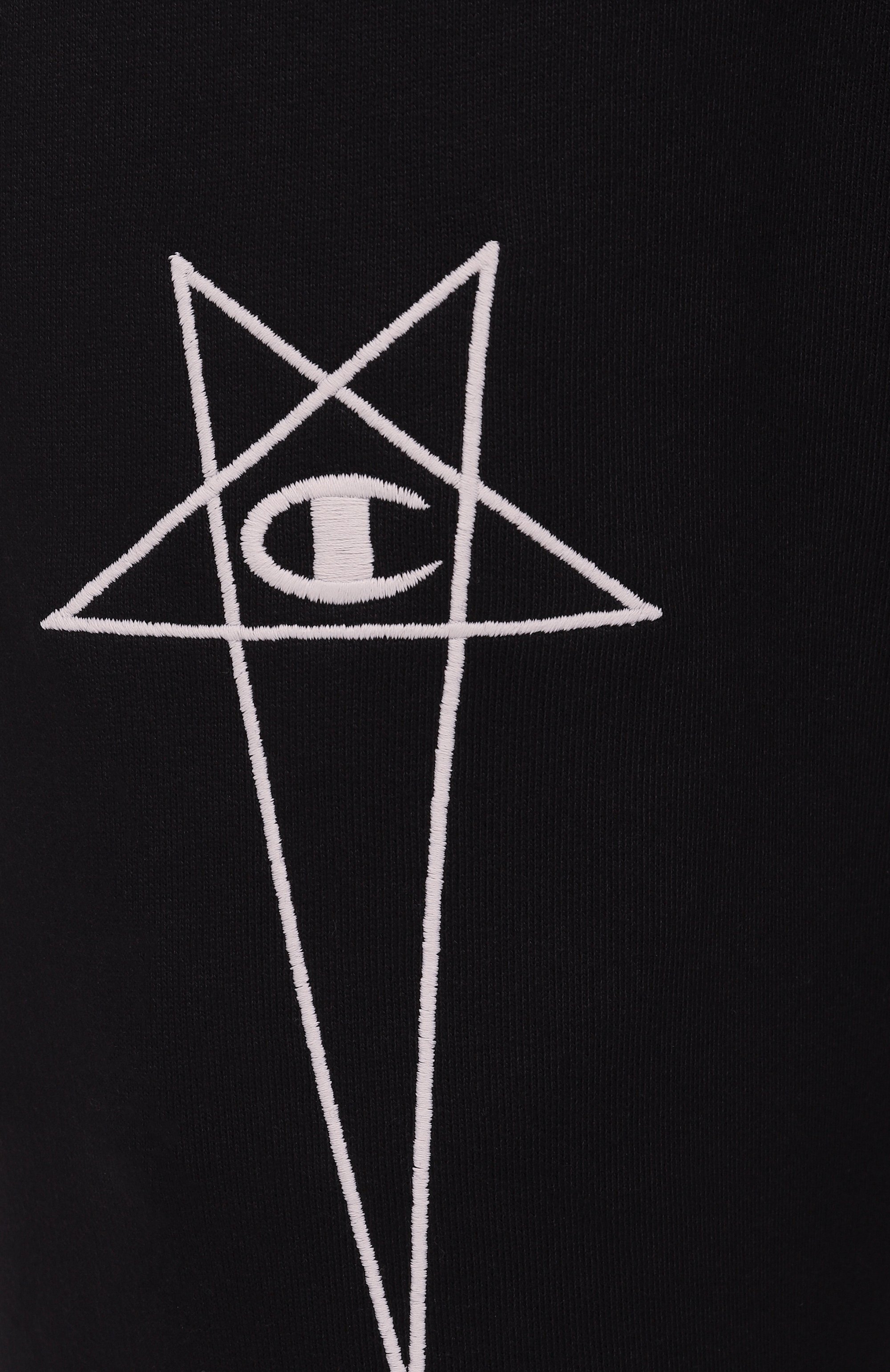 Хлопковые джоггеры rick owens x champion RICK OWENS, арт. CM01E1685/CHFE, фото 6