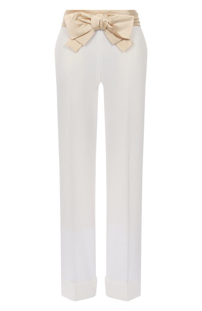 Женские брюки из хлопка и льна VALENTINO, арт. 7B3RB6F4/8T1