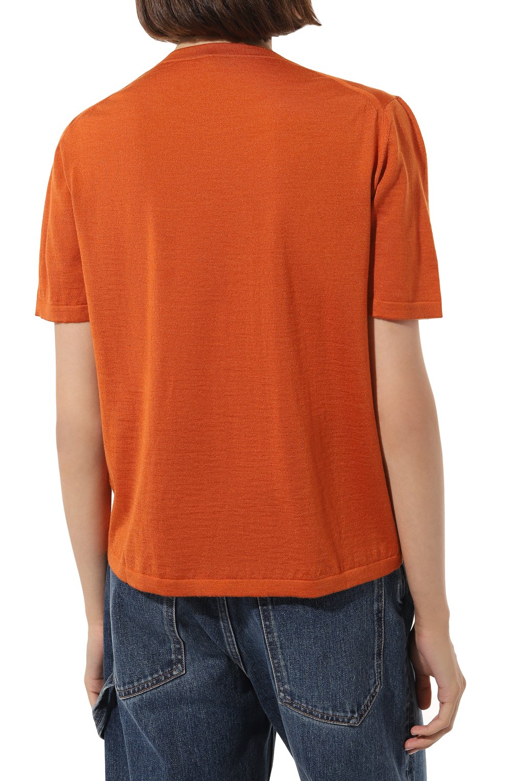 Футболка из кашемира и шелка KITON, арт. D55702, фото 4