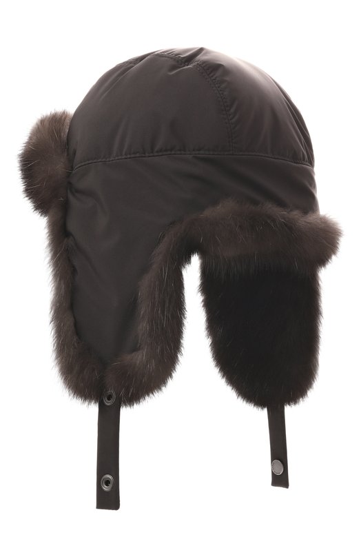 Шапка-ушанка AntiStorm с отделкой из соболя Black Sable BS-24004EB Серый  BS-24004EB Фото 2