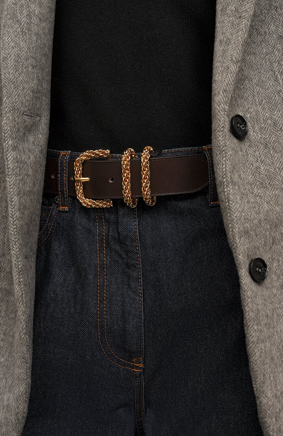 Кожаный ремень BY FAR, арт. 23PFKTNBERL, фото 2