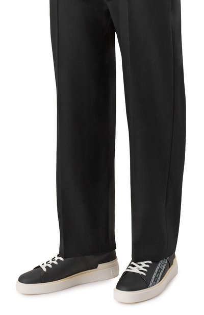Кожаные кеды b-court BALMAIN, арт. FM1VI288/LBFC, фото 3