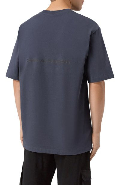 Хлопковая футболка COMME DES FUCKDOWN темно-серого цвета по цене 5525 руб., арт. CFABM01851, фото 3 Хлопковая футболка COMME DES FUCKDOWN, арт. CFABM01851, фото 3