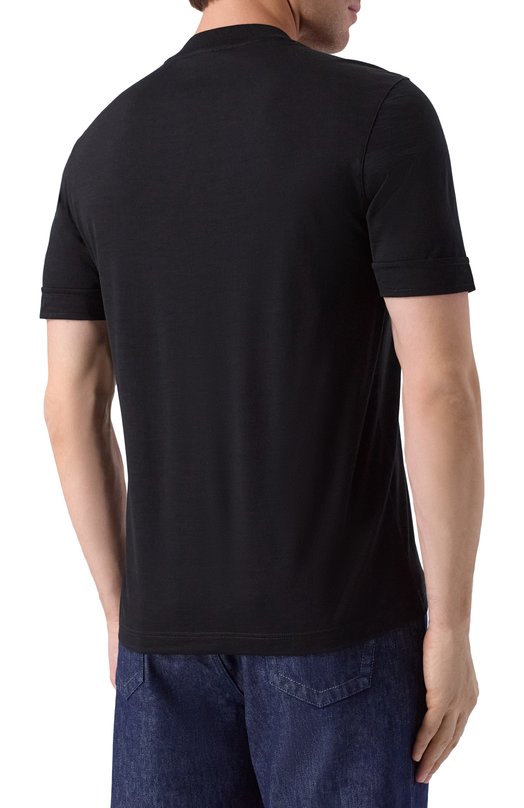 Шерстяная футболка Gran Sasso 60134/68002 Чёрный  60134/68002 Фото 4