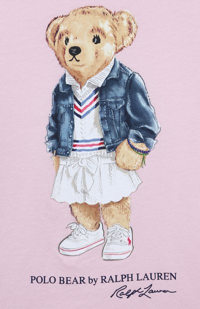 Хлопковая футболка POLO RALPH LAUREN, арт. 313864141, фото 3