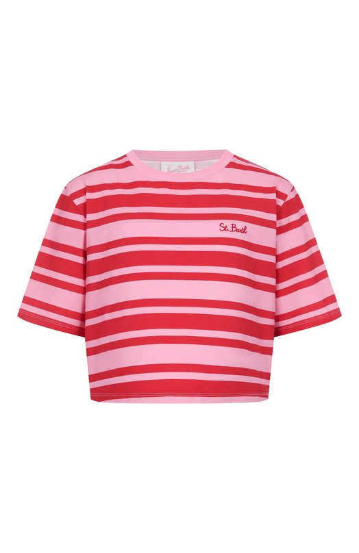 Хлопковая футболка MC2 Saint Barth STBW MALIA/06780H Розовый STBW MALIA/06780H