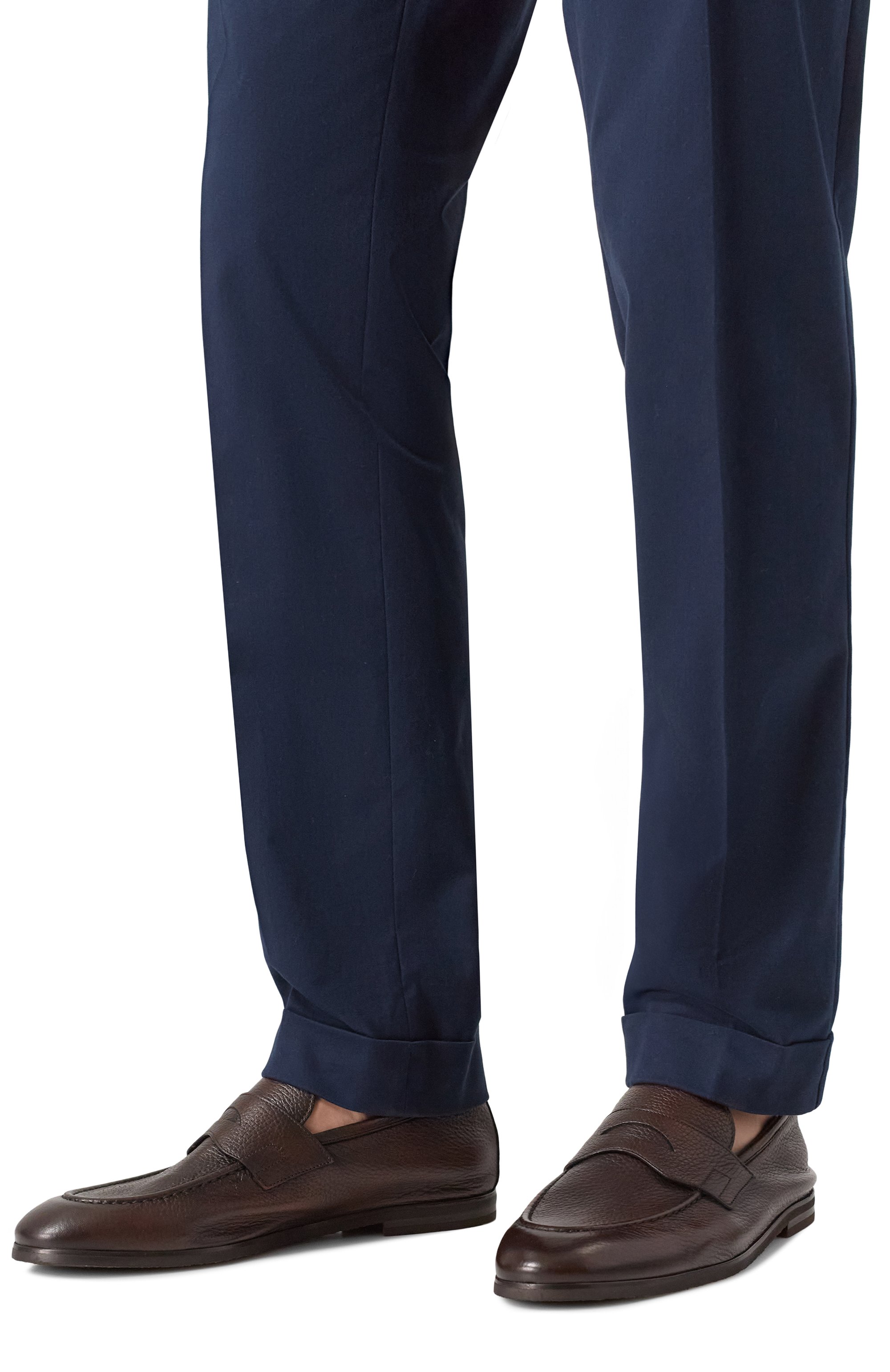 Кожаные пенни-лоферы BARRETT, арт. 221U021.47/CERV0 ASP0RT, фото 3