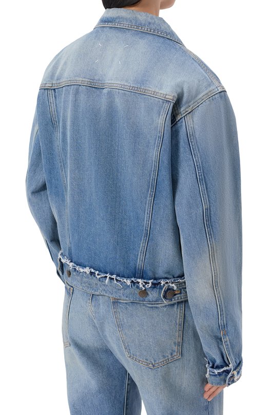 Джинсовая куртка Maison Margiela S51AM0517/S30561 Голубой  S51AM0517/S30561 Фото 4