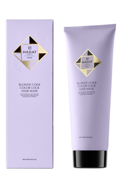 Маска для защиты цвета волос blonde code color lock hair mask (250ml) HADAT COSMETICS бесцветного цвета по цене 3770 руб., арт. 7298014870754, фото 3 Маска для защиты цвета волос blonde code color lock hair mask (250ml) HADAT COSMETICS, арт. 7298014870754, фото 3