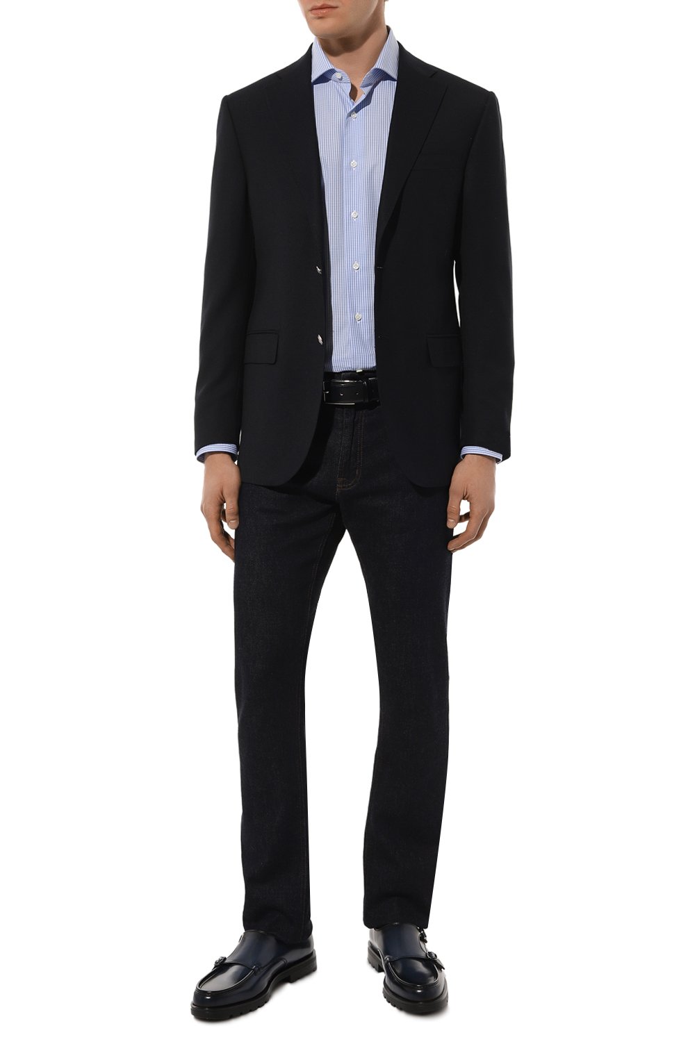 Кожаные монки detroit SANTONI, арт. MGDG18890NE0BNTG, фото 2