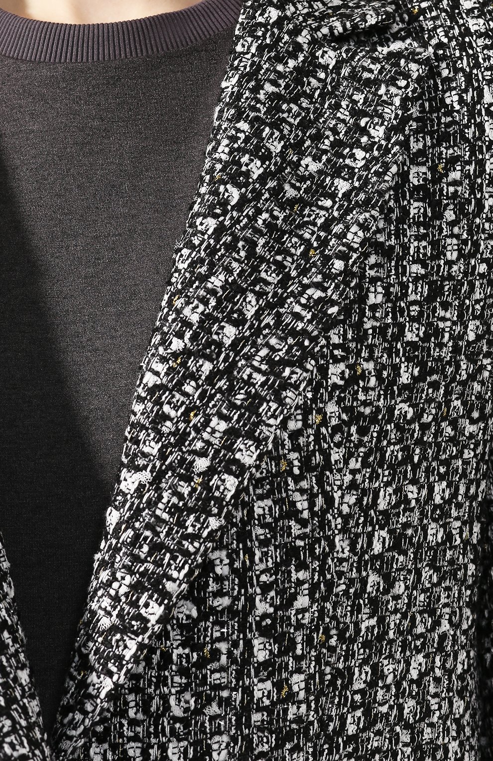 Жакет SEVEN LAB черно-белого цвета по цене 26880 руб., арт. JTW20-C2STARS blk/wh, фото 5 Жакет SEVEN LAB, арт. JTW20-C2STARS blk/wh, фото 5